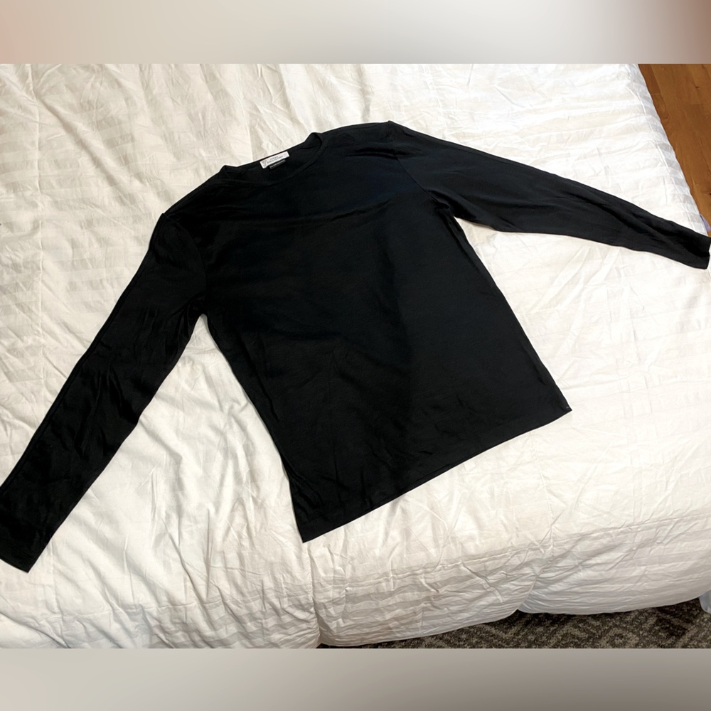 Versace Collection Men’s Long Sleeve Black T-Shirt